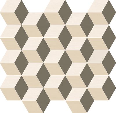 Настенный декор Italon 600110000785 Элемент Мозаика Куб Ворм / Element Mosaico Cube Warm 30.5X33