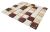 Мозаика Роскошная мозаика МС 5251 30x30 смальта микс коричневая/бежевая/молочная глянцевая, чип 21x21 квадратный