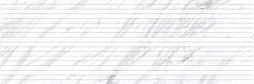 Декоративная плитка Laparet 17-03-01-1194-0 Terma 60x20 белая глазурованная матовая / неполированная под мрамор
