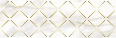 Декоративная плитка Laparet OS\B168\60149 х9999281047 Aragon 60x20 белый / золотой матовый под камень