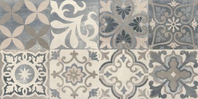 Декоративная плитка Eurotile Ceramica 173 Rhythm 60x30 комбинированная матовая под мозаику