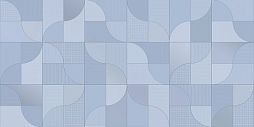 Декоративная плитка Kerlife 919552 Colores Geometrico Celeste 31.5x63 голубая глянцевая геометрия