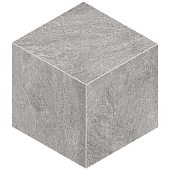 Мозаика Estima Mosaic/TN01_NR/25x29/Cube Tramontana Grey 25x29 серая неполированная под камень, чип ромб