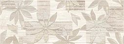 Декоративная плитка Kerlife STRATO PATCHWORK CREMA 25.1x70.9 бежевая глянцевая флористика