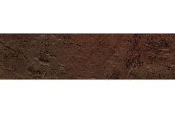 Фасадная плитка Paradyz 41032 Semir Brown elewacja 24.5x6.6 коричневая матовая под кирпич