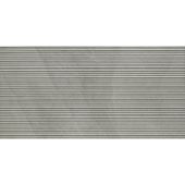 Керамогранит Italgraniti SL03BAR Shale Greige Ribbed 60x120 серый матовый полосы