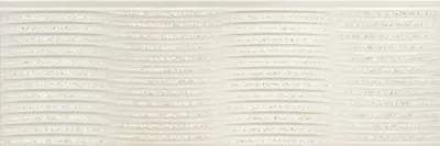Настенная плитка Ibero Materika Dec.Cosmos White 25x75 белая матовая полосы