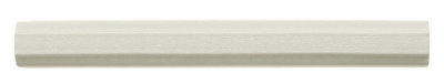Бордюр Adex ADOC5044 Ocean Listello White Caps 1,7x15 кремовый глянцевый моноколор