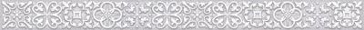 Бордюр Laparet 05-01-1-58-03-06-495-0 х9999118883 Flash 60x5 серебро матовый с орнаментом