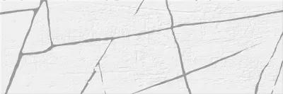 Настенная плитка New Trend WT11CHS00. Chicago White Stone 20x60 белая / серая матовая под камень / полосы