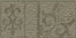 Бордюр Керамин Берген 3Д 30x14.8 серый натуральный с орнаментом