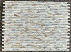 Мозаика Marble Mosaic Shell Convex Brick 30x30 бесшовная бежевая под камень, чип 10x20 прямоугольный