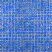 446 мозаика моно голубая колотая 300х300 чип 15х15 (кор 0,54м/6шт/0,09м)