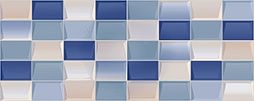 Мозаика Kerlife Elissa Blue Mosaico 50.5x20.1 синяя глянцевая
