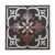Напольная вставка Роскошная мозаика ВК 201 8x8 Антиква керамическая матовая/глянцевая