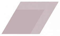 Керамогранит WOW 117361 Flow Diamond Decor Old Rose 14x24 розовый глазурованный матовый геометрия (14 вариантов оттенка)