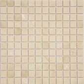 Мозаика Marble Mosaic Square 48x48 Crema Marfil Mat 30.5x30.5 бежевая матовая под камень, чип 48x48 квадратный
