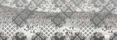 Декоративная плитка Laparet х9999220115 Grace 60x20 серая глянцевая с узорами