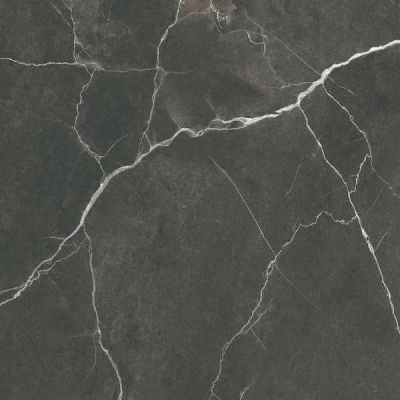 Керамогранит Vitra K947790R SilkMarble Порто Неро 60x60 черный матовый под камень / мрамор