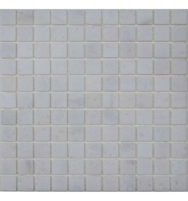 Мозаика FK Marble 35690 Classic Mosaic Glacial White 25-4T 30.5x30.5 серая матовая