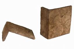 Угловой элемент РОКПРЕСТИЖ Пальмира 7.5x15x5 / 7.5x15x10 / 7.5x15x15 коричневый рельефный под камень