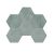 Мозаика Estima Mosaic/LN02_NS/TE02_NS/25x28,5/Hexagon Luna Grey 25x28.5 серая неполированная под цемент, чип гексагон