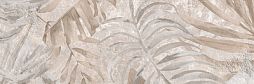 Настенная плитка Keraben 799 Idyllic Palms Art Sand Vecchio 40x120 бежевая матовая под флористику