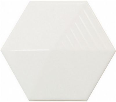 Настенная плитка Equipe 23069 Magical 12.4x10.7 белая глянцевая 3d узор / моноколор