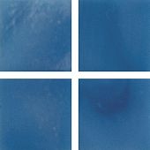 Мозаика Rose Mosaic AJ76+5 Casablanca / Galaxy 31.8x31.8 синяя глянцевая, чип 10x10 квадратный