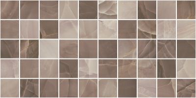 Настенная плитка Axima 50168 Палермо 250x500 коричневый глянцевый мозаика