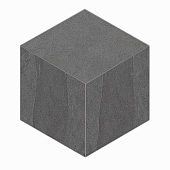 Мозаика Estima Mosaic/LN03_NS/TE03_NS/25x29/Cube Luna Anthracite 25x29 серая неполированная под цемент, чип ромб