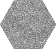 Керамогранит APE 35716 Soft Hexagon Grey 23x26 серый матовый под камень