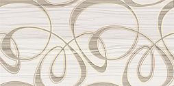 Декоративная плитка ALMA Ceramica DWU09PLS004 Plesso 50x24.9 кремовая / бежевая / серая глазурованная глянцевая под дерево / узоры