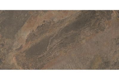 Керамогранит Azteca Vulcano Lux Magma 60х120 коричневый лаппатированный под камень