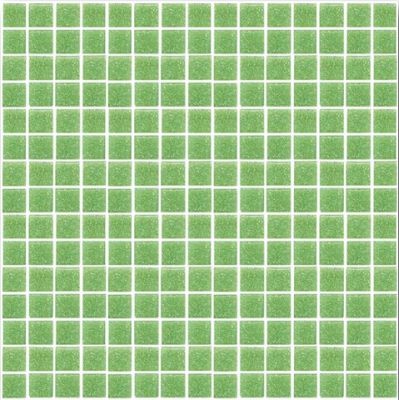 Мозаика ROSE MOSAIC A22 Matrix color 2 (размер чипа 10x10 мм) 31.8x31.8 зеленая глянцевая моноколор