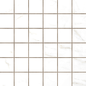 Мозаика Estima Mosaic/ID01_NS/30x30/5x5 Ideal White 30x30 белая неполированная под камень, чип 5x5 квадратный