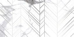 Декоративная плитка Laparet 04-01-1-18-03-01-3620-0 х9999285787 Bering 60x30 белая глазурованная матовая под геометрию
