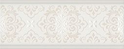 Бордюр Kerama Marazzi BDA033R Флориан 12x30 белый матовый с орнаментом