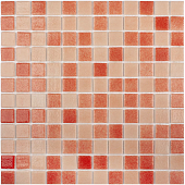 Мозаика Vidrepur С0002600 Mosaic Antid. № 805/806 (на сетке) 31.7х31.7 микс глянцевая / противоскользящая, чип 25x25 квадратный