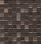 Мозаика Vidrepur С0002812 Mixed № 836/406 (на сетке) 31.7x31.7 коричневая глянцевая оттенки цвета, чип 25х25 квадратный