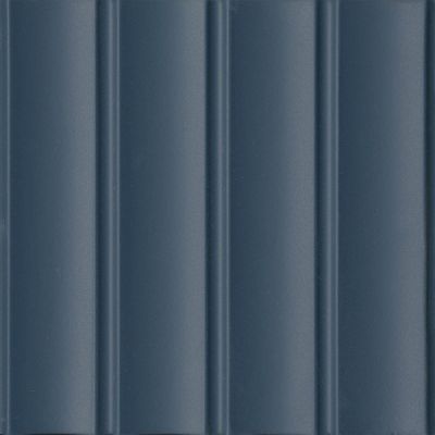 Декоративная плитка Kerama Marazzi SOA004 Аква Альта 1 20x20 синяя матовая / структурная полосы моноколор