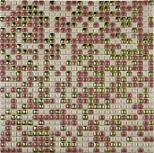 Мозаика NSmosaic C-102 EXCLUSIVE 30.5x30.5 микс глянцевая моноколор, чип 10x10 квадратный