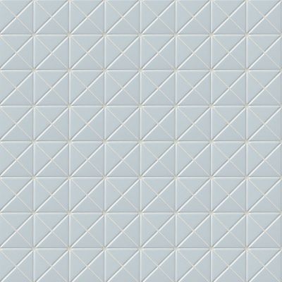 Мозаика Star Mosaic TR2-BLM-P1 / С0003203 Albion Blue 25.9x25.9 голубая матовая геометрия, чип 40x60 мм треугольный