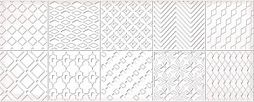Декоративная плитка Azori 586602003 Nuvola Ornament 50.5x20.1 белая с орнаментом