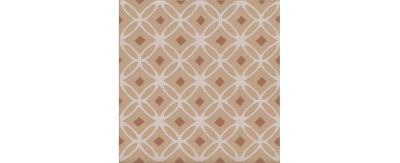 Декор Kerama Marazzi VT\C607\1337 Агуста 9,8x9,8 оранжевый матовый моноколор / орнамент