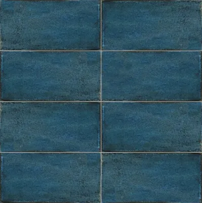 Настенная плитка Mainzu PT01990 Catania Blu 15x30 синяя глянцевая под камень