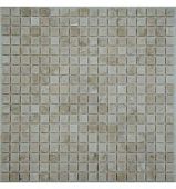 Мозаика FK Marble 35791 Classic Mosaic Cappucino Beige 15-4P 30.5x30.5 бежевая полированная