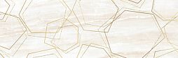 Декоративная плитка ALMA Ceramica DWU93DNV04R Denver 90x30 бежевая глянцевая с орнаментом