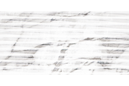 Настенная плитка Argenta Carrara Lined White Shine RC 30x60 белая глянцевая под камень структурированная