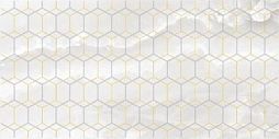 Декоративная плитка Laparet х9999219814 Prime 50x25 белая глянцевая геометрия